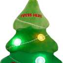 Baby Starters Magic Years 8 inch Musical Light Up Plush Toy with Travel Hook, Christmas Tree, Green