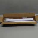 Closet Rods for Hanging Clothes, 1.3 Inch Diameter Heavy Duty Closet Rod 17-39 Inch Adjustable Clothes Hanging Bar Matte White Shower Curtain Rods for Closet, Wardrobes, Bathroom, Windows