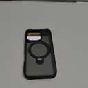 Designed for iPhone 16 Pro Case, with 360 Magnetic Stand [Compatible with MagSafe] [Military Drop Protection] Shockproof Translucent Matte Case for 16 Pro 6.3 Inch, Black