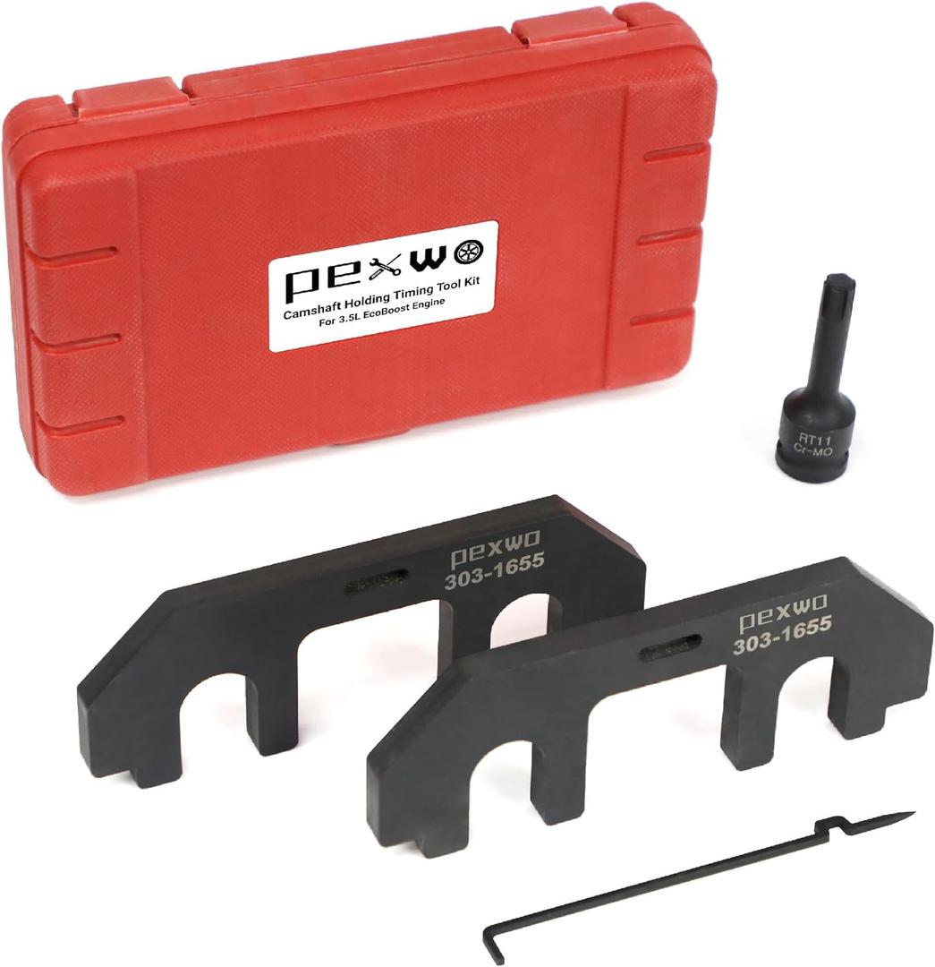 303-1655 Camshaft Holding Tool for Ford 3.5L EcoBoost Upgraded GT F-150 Raptor/Expedition/Lincoln Navigator, Timing Alignment Holder Tool with Cylinder Head Screw Removal Socket