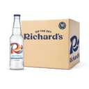 Richard's Rainwater Sparkling Water, Long Lasting Bubbles, Renewable Refreshing Carbonated Rain (12 fl oz Glass Bottles, 12-Pack in Ship-Safe Packaging)
