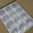 12 Pack Glass Cylinder Vases for Centerpieces 4 Inch Tall Clear Bulk Flower Vase Hurricane Floating Candle Holder for Table Home Decoration Wedding Holiday Floral Shelf Party Dining Decor