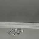 FELIDESIGN Ceiling Curtain Track, Room Divider Rail Set, White, 9ft-12ft