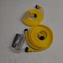 Sprinkler Hose 15 ft 3-Pack, Flexible Short Sprinklers Soaker Hose for Yard, Lawn Drip Irrigation Hose System for Garden Watering (15 ft 3-Pack) (Yellow)