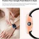RICHONE [10Pack] Watch Case with Screen Protector Compatible with Google Pixel Watch 3/2/1 41mm, Flexible TPU Protective Covers Bumper Accessories Scratch Resistant for Pixel Wtach 41MM (10 Colors)