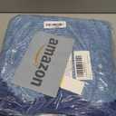 Uphome Bathroom Runner Rug, 24x60 Large Absorbent Cute Blue Bath Mat Non Slip Washable, Soft Scalloped Irregular Plush Microfiber Bath Runner for Floor, Bathtub, Sink