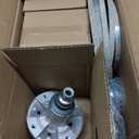 48 inch Deck Rebuild Kit with GY20050 Spindle Assembly for John Deere L120 L130, Includes Spindle GY20785, Blades GX20250, Idler GY20067 & GY22082, 1/2"x139" Belt GY20571