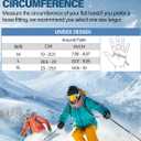 Winter Gloves Men Women - Thermal 3M Thinsulate Ski Gloves, Thick Waterproof Cold Weather Snow Gloves with Touchscreen Fingers, Anti-Slip Windproof Warm Sports Glove Snowboard, Cycling, Hiking (Large, BLACK)