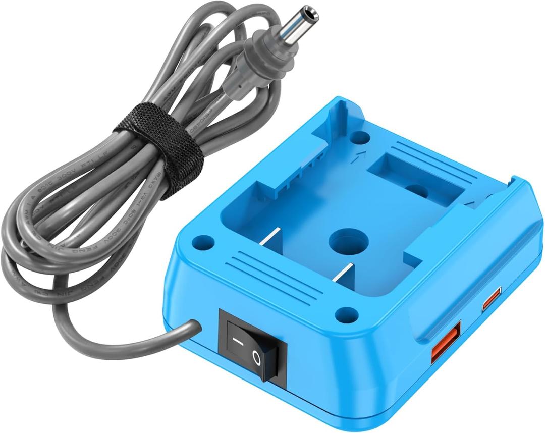 Starlink Mini Battery Adapter Compatible with DeWalt 18V-20V Lithium Batteries, 5FT 18AWG Starlink Accessories, Portable Power Solution for Starlink Mini