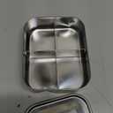 Stainless Steel Bento Box Lunch and Snack Container for Kids and Adults, 4 Sections