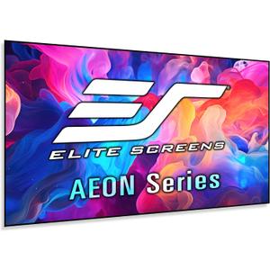 Elite Screens 135" Projector Screen, Zero Edge Fixed Frame , ISF Certified, Compatible with Standard, Short & Ultra Short Throw Projectors, AR135H2, CineGrey