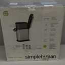 simplehuman 25 Liter, 27 lb / 12.2 kg Medium Pet Food Storage Container for Dog Food, Cat Food, and Bird Feed, White