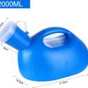 Urinal Bottle Portable Urinals for Men Women Urine Bottle 2000ml Mens Potty Spill Proof Pee Bottle with 68" Long Tube Travel Toilet Incontinence Bottles for Elderly Hospital