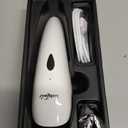 LuckyTail Pet Nail Grinder for Dogs and Cats - Super Quiet and Low Vibration Electric Dog Nail Grinder with 2 LED Lights - USB Rechargeable and Cordless - 2 Speeds - Small to Large Pets (White)