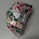 Kids Girls Christmas Valentines Pajamas Cute Print Button Down Tops + Pants Toddler Satin Sleepwear Silk Pajama Set (6-7 Years, Pink Candy Cane&bow)