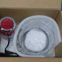 GANIZA Food Processors, Electric Food Chopper with Meat Grinder & Vegetable Chopper - 2 Bowls (8 Cup+8 Cup) with Powerful 450W Copper Motor - Includes 2 Sets of Bi-Level Blades (Red)