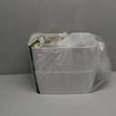 MOPALL Touchless Bathroom Trash Can with Lid, 3 Gallon / 12L Slim Motion Sensor Garbage Bin, Automatic Waste Basket for Bedroom, Office & Narrow Spaces, White & Gold