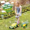 John Deere Bubble Lawn Mower for Toddlers, Bubble Blowing Machines, Indoor and Outdoor Gardening Toy, Birthday, Party Favor for Preschool Girls and Boys, No Batteries Required, 2+, Large