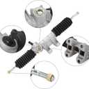 Roykaw Golf Cart Steering Gear Box Assembly Replacement with Tie Rod Ends Compatible with Yamaha G29/Drive Gas & Electric Models, Steering Rack and Pinion, Durable and Sturdy, OEM# JW1-F3400-00, OEM standard