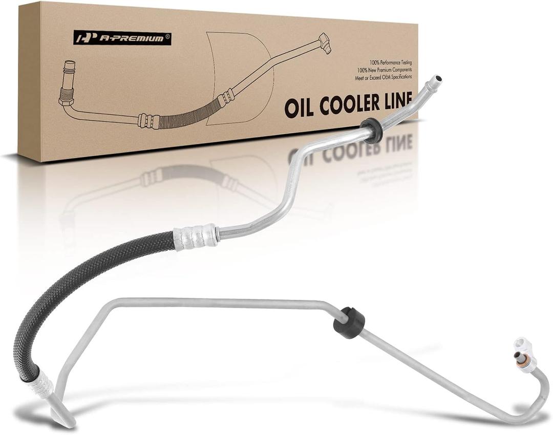 A-Premium Outlet Automatic Transmission Oil Cooler Line Hose Assembly Compatible with Chevrolet Cruze 2011-2014 & Buick Cascada 2016-2019, 1.4L 1.6L Replace# 13324826