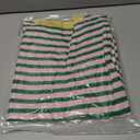 Saodimallsu Womens Striped Cardigan Sweaters Button Down Lightweight Color Block Crewneck Long Sleeve Knit Fall Cardigan (Green)