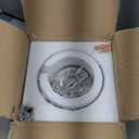 WILON Modern Glass Pendant Lighting for Kitchen Island, Farmhouse Pendant Lights for Dining Room Kitchen Sink, Adjustable Hanging Ceiling Light 7" Hammered Glass Shade, Brushed Nickel Metal Finish (1-Light-Large)