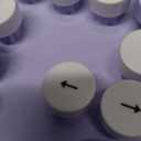 Wireless Keyboard, Round Keycaps, Retro Typewriter Keyboard with Detachable Wrist Rest, Sleep Mode, Foldable Legs, 2.4GHz Full-Size Cordless Computer Keyboard for Windows/PC/Laptop (Colorful-Purple)