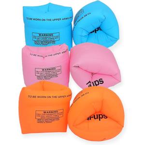 Arm Floaties for Kids and Adults, Pool Floats for Toddlers, Inflatable Water Wings for Beginner Swimmer, Blow up Swimming Arm Swimmies for Children and Adults 30-150LBS(3 Pack)