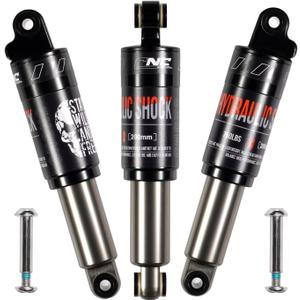 CNCLOL Mountain Bike Rear Shock 120mm/125mm/150mm/165mm/185mm/190mm/200mm,Bicycle Shock Absorber- Hydraulic Rear Suspension Shock for Mtb/Mtn/ebike/Dmn. (200mm x 750lbs)