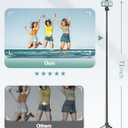 71''/180cm Extendable Phone Tripod Aluminum, Portable Stand for Video Recording, Travel Tripod for iPhone/Cell Phone/Camera Video Light, Compatible with Smartphones, DSLR