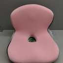Seat Cushion for Office Chair and Car, L-Shaped Ergonomic Car Seat Cushions, Memory Foam Chair Cushion, Lumbar Support Pillow for Wheelchair, Car, Home, Office, Desk, Pink