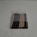 OJIA Outdoor Door Mat 27.5"x43", Black and Tan Outdoor Rugs Cotton Hand-Woven Front Door Rug Machine Washable Door Mats Striped Entry Rug for Front Porch/Farmhouse/Kitchen/Entryway/Outdoor Decor