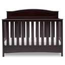 Delta Children Emery 4-in-1 Convertible Baby Crib - Greenguard Gold Certified, Dark Chocolate