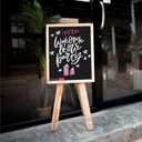 LANA & LUCA Jumbo Liquid Chalk Markers Square Tip - Bold Color Chalk Board Marker for Chalkboards, Windows, Signs, Blackboards - 15mm Tip (8 Pack)