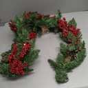 Nearly Natural 40in. Pines, Red Berries and Pinecones Artificial Christmas Garland