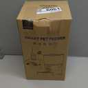 PAPIFEED Automatic Cat Feeder 6L 2.4G WiFi Smart Pet Feeder with Camera & Two-Way Audio, Adjustable Angle, Easy to Clean Detachable Feeding Schedule 1-10 Meals Per Day for Cats & Small Dogs - Black