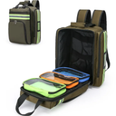 Medical Bag Empty First Aid Backpack, Medicine Mag Empty Emergency Bag,Medical Bag Organizer，Emergency Medical Backpack,First Aid Backpack, Medicine Mag (Bag Only)