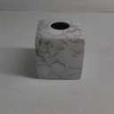 Motifeur Ceramic Tissue Holder, Decorative Square Tissue Cover Box (Marble Look)