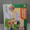Pottery Wheel for Kids - Complete Pottery Painting Kit Arts and Crafts for Kids Ages 8-12 with 3 Pack Air Dry Clay Art Supplies Toys for Girls Boy Birthday Gift for 6 7 8 9 10 11 12+ (Green)