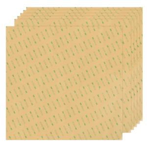 6 Pack 3M 468MP Double Sided Adhesive Transfer Tape, 12 x 12 Inch Double Sided Adhesive Sheets, Heat Resistant Double- Sided Tape for Indoor and Outdoor use