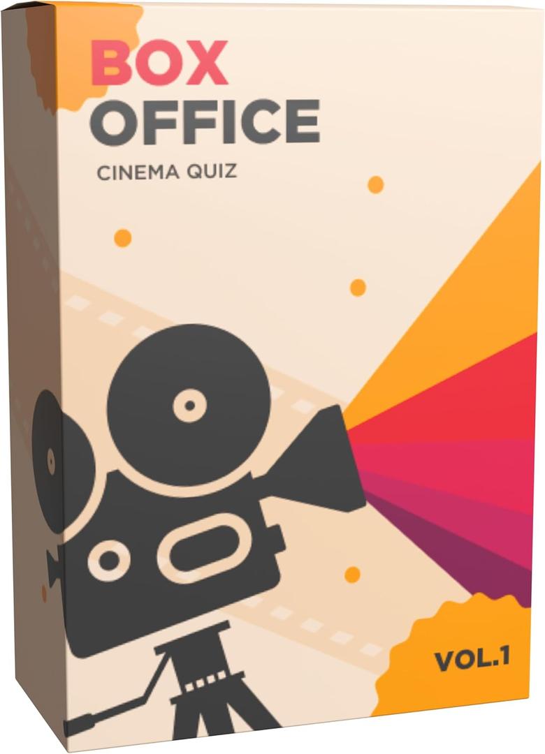 Cinema Quiz Vol 1: The Ultimate Movie Trivia Board Game  Perfect for Adults, Family Gatherings, and Friends  Fun and Easy to Play for Game Nights  Multiple Game Modes  Ages 15+