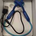 Mehomeli Kids Headphones, Bluetooth 5.2 Air Conduction Open Ear Headphones, 85dB Volume Limiting, Stereo Sound with Mic, IPX5 Waterproof, 20H Playtime, Perfect for School and Outdoor ActivitiesBlue