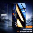 TOCOL Privacy Screen Protector for Samsung Galaxy Z Fold 7 9H Hardness Military Grade Shatterproof HD Tempered Glass for Full Coverage Easy Installation 2 Pack