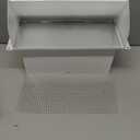 Wall Vent Cap for Microwave & Range Exhaust Vent Hood, 3-1/4" x 10" Exhaust Vent, White, for Kitchen Bathroom RV Exterior Duct Ventilation