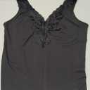 Womens Lace Patchwork Sexy Deep V Neck Knitted Vests Summer Camis Tank Tops, XXL