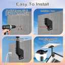 Gen 3 Mount for Starlink, 360 Rotatable Roof & Wall Mount Compatible with Starlink Standard 4/4X/V3