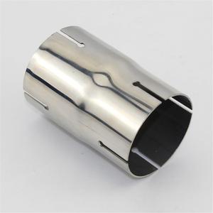 Exhaust Band Clamp 2.5 Inch Joint Exhaust Pipe Muffler Clamp Band 304 Stainless Steel(4 Pack 2.5" Lap Joint Exhaust Clamp)