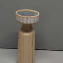 HD Designs Wood Large Candle Holder