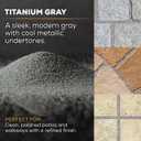 DOMINATOR Polymeric Sand for Pavers, Titanium Gray, 40 lbs - Revolutionary Ceramic Flex Technology for Stabilizing Paver Joint Widths 1/8” to 4” - Professional Grade Paver Sand for Patio Pavers, Size: 40 Pound