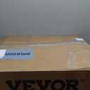 VEVOR Walk-Behind Hand Push Floor Sweeper, 25.6" Sweeping Width Floor Sweeper Manual Non-Electric, 5-Gallon Waste Container, Angle & Height Adjustable Folding Handle for Walkway, Yard, Garage, Patio